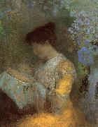 Odilon Redon Madame Arthur Fontaine oil painting on canvas